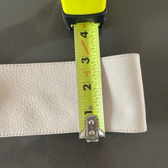 B-Low the Belt Cream Suede Belt - Picture 3 of 5